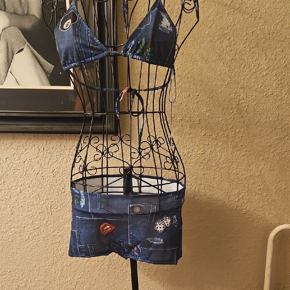 Avon Navy Swimwear Set